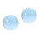 2Pcs Transparent Blue Resin Juggling Balls Professional Acrobatic Tool 4