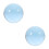 2Pcs Transparent Blue Resin Juggling Balls Professional Acrobatic Tool 7