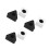 Set Of 3 Mini Microphone Shock Mount Interview Square Microphones 8