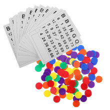 4Sets Complete Bingokaarten En Chips Set Voor Leerzaam Spelplezier