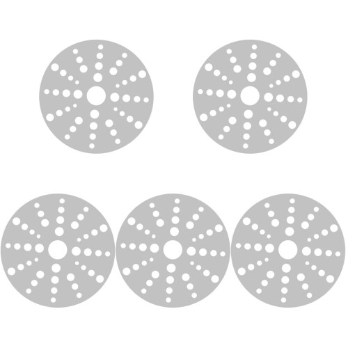5Pièces Accessoire Cuisine Plaque Conductrice Chaleur Casserole Argent 1