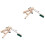 2Pcs Durable Beige Piano Whippen Hammer Butt for Vertical Piano Use 4