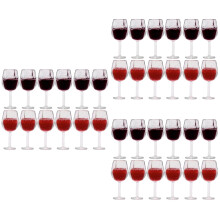 72Pcs Mini Wine Cups Model Resin Assorted Colors for Miniature Scenes