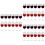 72Pcs Mini Wine Cups Model Resin Assorted Colors for Miniature Scenes 1