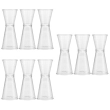 9St Bartender Meetbeker Dubbele Cocktail Jigger Transparant