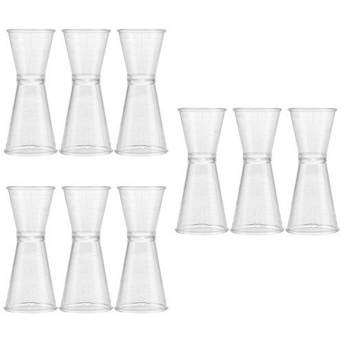 9St Bartender Meetbeker Dubbele Cocktail Jigger Transparant
