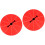 2Pcs Reusable Prize Wheel Draw Game Prop Orange for Educational Play 3