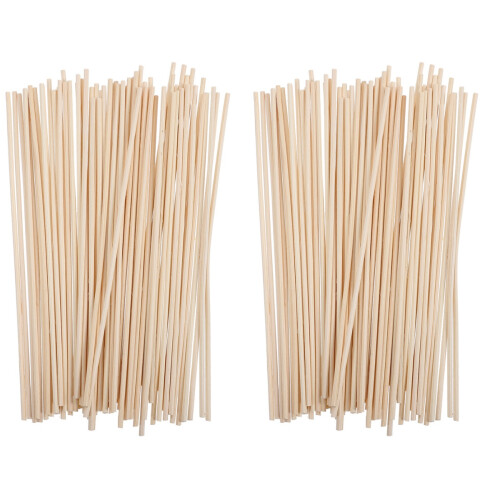 400Pièces Bâtons Aromathérapie En Rattan Beige Pour Diffuseur D'huile 2