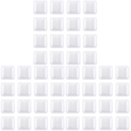 150Pcs White Plastic Weighing Plates Lightweight Anti-Static Lab Trays 2