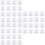 150Pcs White Plastic Weighing Plates Lightweight Anti-Static Lab Trays 7