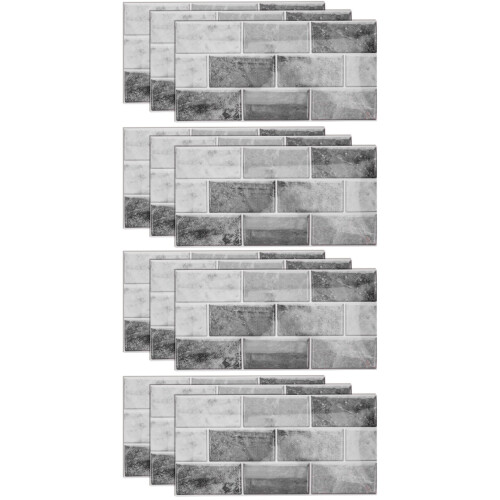 Peel and Stick Backsplash Tile Stickers for Kitchen and Bathroom