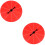 2Pcs Reusable Prize Wheel Draw Game Prop Orange for Educational Play 5