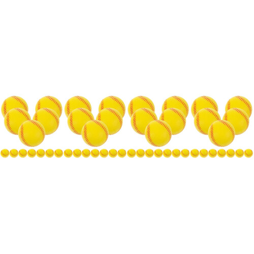 48Pcs Durable PU Practice Baseballs Soft Training Balls for Kids Play
