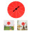 2Pcs Reusable Prize Wheel Draw Game Prop Orange for Educational Play 7