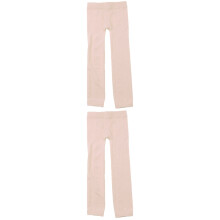2Pcs Winter Leggings for Girls Beige Warm Thick Lined Soft Tights