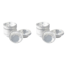 1000Pcs Foil Tart Cups with Sturdy Rims for Baking Use