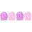 4Pcs Assorted Color Wide Side Sleeping Caps Elastic Hair Protection 1