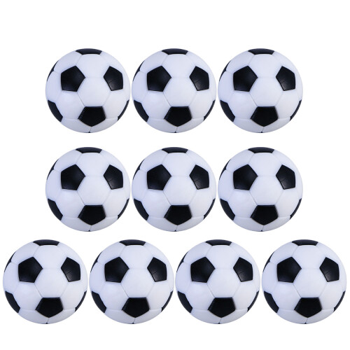 30Pcs Assorted Plastic Tabletop Soccer Balls Mini Football Replacement 1