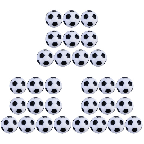 30Pcs Assorted Plastic Tabletop Soccer Balls Mini Football Replacement 2