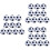 30Pcs Assorted Plastic Tabletop Soccer Balls Mini Football Replacement 6