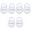 6Pcs Blue Cartoon Baby Pacifier Cases Durable Portable Storage Box 1