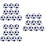 30Pcs Assorted Plastic Tabletop Soccer Balls Mini Football Replacement 7