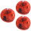 3Pcs Plush Planet Shape Cushion Soft Plush Ball Pillow Multi-Color 7