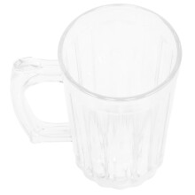 3Pcs Household Transparent Beer Cup with Handle for Beverages