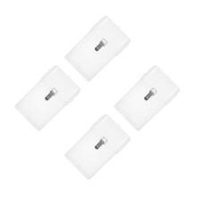 4Pcs Outdoor Waterproof Plug Covers White for Ev Charger Protection