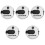5Pièces Mini Compteur Score Golf Clip Portable Usage Sport 2