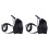 2Pcs Breathable Black Rabbit Harness Leash Soft Adjustable Pet Lead 3