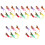 30Pcs Small Fake Birds Multicolor Models for Decorative Use 5