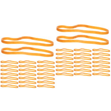 2Sets Thick Wide Orange Rubber Bands Heavy Duty for Office and Outdoor
