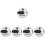 5Pièces Mini Compteur Score Golf Clip Portable Usage Sport 3