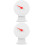 2Pcs Portable White Raffle Game Wheel Durable Party Prop 6