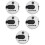 5Pièces Mini Compteur Score Golf Clip Portable Usage Sport 5