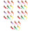 30Pcs Small Fake Birds Multicolor Models for Decorative Use 8