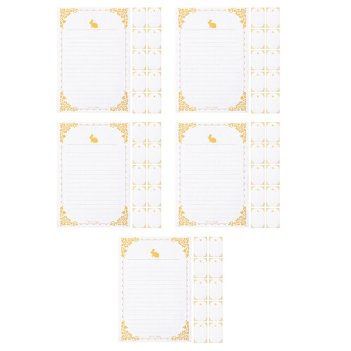 100Sheets White Kraft Letter Paper for Creative Writing and Greetings