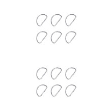 40St Multifunctionele Zilveren D Ring Clips Voor Handtassen En Riemen