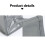 1pc grey transparent hanging storage bag for wardrobe home use 6