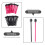 200Pièces Brosses Sourcils Jetables Nylon Colorées Pour 5