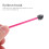 200Pièces Brosses Sourcils Jetables Nylon Colorées Pour 9