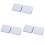 6Pcs Windproof Shower Curtain Clips White with Easy Adhesive Paste 3
