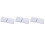 6Pcs Windproof Shower Curtain Clips White with Easy Adhesive Paste 4