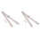 2Pcs Beige Adjustable Canvas Bag Shoulder Strap for Crossbody Handbag 3