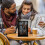 Black Plastic Sign Display Holder Sturdy Table Menu Stand 5