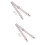 2Pcs Beige Adjustable Canvas Bag Shoulder Strap for Crossbody Handbag 7