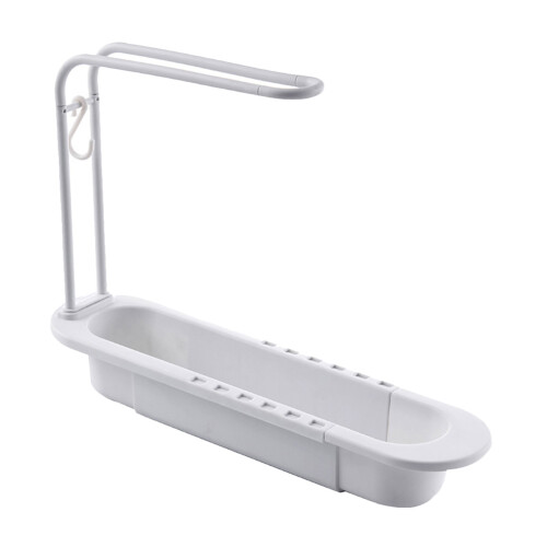 Washing Up Drainer Rack Kitchen Sink Basket Organizer Expandable