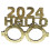 2Pièces Lunettes De Dorées 2024 Réutilisables Confortables 2