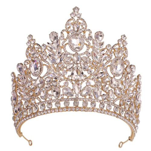 (2) Rhinestone Wedding Tiara for Cosplay & Balls 1